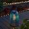 Glitzhome® 10" Woven Solar Powered Outdoor Hanging Lantern